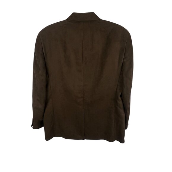 Chaps Men's Blazer Jacket Size 40R Two Button Flap Pockets Business Office - Picture 9 of 10